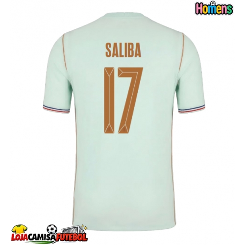 Camisa de Futebol França William Saliba #17 Equipamento Secundário Mundo 2026 Manga Curta